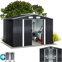 Gardebruk Abri de jardin métal XXL anthracite