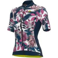 ALÉ Maillot de cyclisme Alé Damen Garden Lady, couleur bleu, taille XL