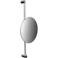 Emco miroir de rasage/cosmétique PURE rd d= 202mm 3f hauteur réglable chrome
