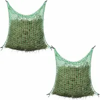 vidaXL Filets à foin 2 pcs rectangulaire 0,9x1 m PP