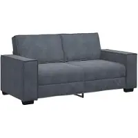 vidaXL Canapé 2 places gris foncé 180 x 78 x 84 cm velours