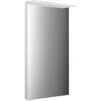 Emco MI 200 Miroirs lumineux LED avec panneau lumineux acrylique, avec éclairage du lavabo, avec film chauffant, hauteur 802mm, 449820004