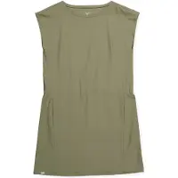 Houdini Dawn Short Sleeve Dress Vert XS Femme
