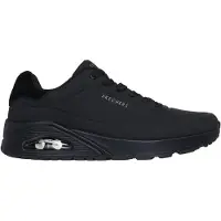 SKECHERS Uno - Suited on Air Sportschuhe Herren sportlicher Schnürer Schwarz Freizeit
