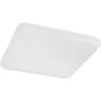 Eglo , lampe de plafond LED Pogliola, luminaire de plafond avec commutateur à bascule, lampe pour plafond de cuisine, lumière blanc chaud, blanc neutre, blanc froid, 43x43 cm