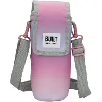 Built Sac à bouteilles avec poignées 100% polyester PEVA alimentaire 9 x 11 x 25cm Design 'Interactif' Multicolore