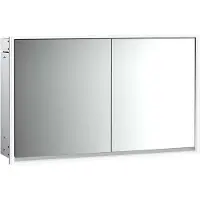 Emco loft Armoire de toilette avec éclairage, 1300mm, 2 portes, modèle encastré, 979805121