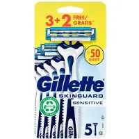 Gillette Rasoirs Skinguard Sensitive 3+2 pièces