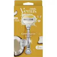 Gillette Venus Rasoir Femme Comfortglide Cocco Plus Olaz À 5 Lames, 1 Manche + 2 Lames Femme 1 unité