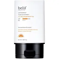 Belif Protecteur Uv Multi Écran Solaire Spf 50+ Pa++++ | Formule Teintée Légère Avec Multivitamines | Résistant À L'Eau