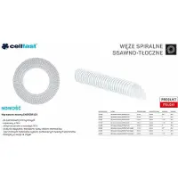 Cellfast Tuyau d'aspiration et de refoulement de la pompe C 19mm x 25mb incolore energo-flex pour rack