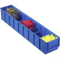 Allit Lagersichtbox ProfiPlus ShelfBox 500S Blau Blau (L x B x H) 91 x 500 x 81 mm (456560)