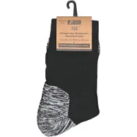 Nitras Hommes, Chaussettes de sport, Chaussettes All Season, différentes couleurs, hauteur mollet, forme anatomique gauche-droite, très (35 - 38, 39 - 42, 43 - 46, 47 - 50), Blanc, Noir