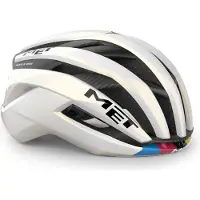 Met Casque Trenta 3k Carbon, édition limitée Champion du Monde 2026, couleur blanche, taille M