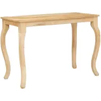 vidaXL Table basse marron 110 x 55 x 77 cm en bois massif de manguier