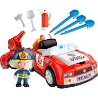 Pinypon Jouet d'action Véhicule de secours contre l'incendie