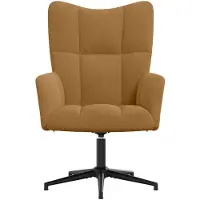 vidaXL Fauteuil relax marron velours