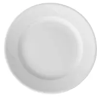 Hendi Assiette à collation plate en porcelaine | 28 cm (6 pièces)