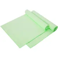 vidaXL Serviettes de sport 2 pcs Vert 140 x 70 cm