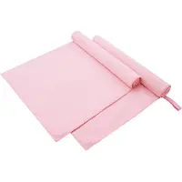 vidaXL Serviettes de sport 2 pcs Rose 180 x 90 cm