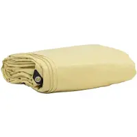vidaXL Bâche 650g / m² Beige 3 x 4 m Canvas avec revêtement PVC