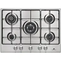 Big Buy Cooking Plaque de cuisson 5 brûleurs à gaz avec 1 brûleur triple couronne en acier inoxydable