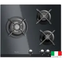 Whirlpool Table de cuisson gaz 56cm 3 feux noir - - AKT404NB -