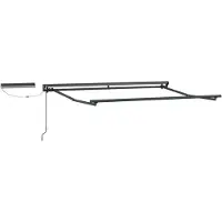 vidaXL Armature de store électrique anthracite 2,5 x 2 m en acier
