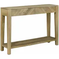 vidaXL Table console avec tiroir Gris naturel 110 x 30 x 80 cm