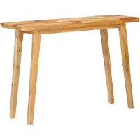 vidaXL Table de salle à manger Nature 100 x 35 x 75 cm Bois massif Mango