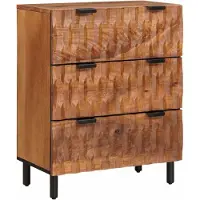 vidaXL Sideboard surface brun acacia 60 x 33 x 75 cm