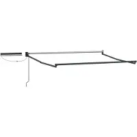 vidaXL Armature de store électrique anthracite 2,5 x 2 m en aluminium