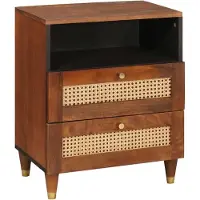 vidaXL Tables de chevet Marron 50 x 33 x 60 cm