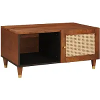 vidaXL Table basse 80 x 50 x 40 cm en bois massif de manguier