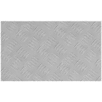 vidaXL Escalier Escalier à angle droit 4 pcs Argent 50 x 30 cm Aluminium