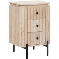 vidaXL Table de chevet faite main Blanc 40 x 30 x 60 cm