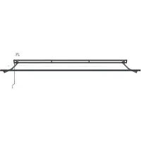 vidaXL Cadre de store électrique avec LED, anthracite, 4 × 3,5 m