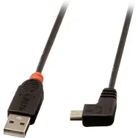 Lindy USB 2.0, 2m, 2.0, USB A, Mini-USB B, 480 Mbit/Sec, 2 m