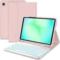 Tech-Protect Étui-stylo SC pour Samsung Galaxy Tab A9+, A11+ Plus 11.0 X210, X215, X216, X230, X235, X236 - rose