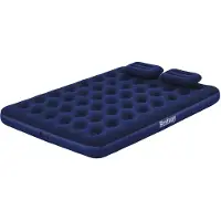 Bestway Lit à air double avec pompe à main externe 203 x 152 x 22 cm