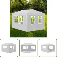 The Living Store Tente de réception 3x4 m blanche