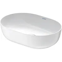 Duravit Vasque à poser LUV o ÜL HLB 500x350mm o HL blanc satiné (350 mm, 500 mm)