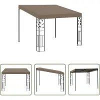 The Living Store Abri de jardin mural 3x3x2,5 m Taupe