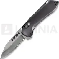Gerber Couteau pliant Highbrow Pivot Lock A/O Gray, lame à dents