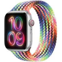 Apple Bracelet Solo tressé pour Watch | 38/40/41/42 mm - Taille 4 - Pride Edition