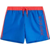 Sundek Iconic Taffeta Quick Dry Swimming Shorts Bleu 12 Years Garçon