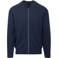 Casamoda Vestes en maille bleu marine