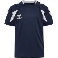 Hummel T-Shirt fonctionnel bleu foncé / blanc