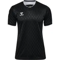 Hummel T-Shirt fonctionnel 'Match Legend' noir / noir chiné / blanc