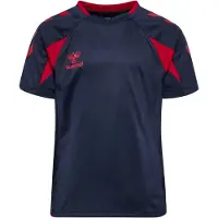 Hummel T-Shirt fonctionnel bleu marine / rouge
